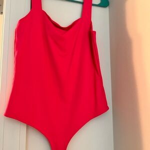 Hot pink bodysuit